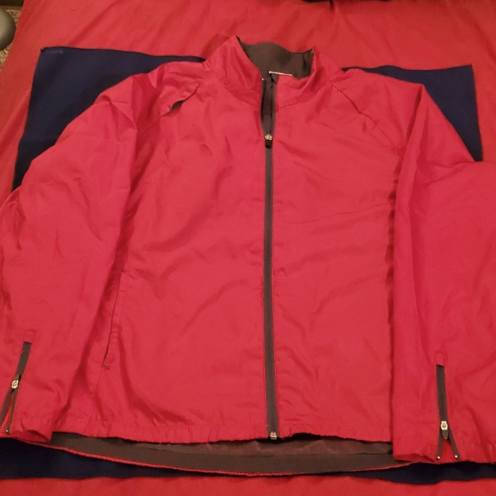 2/$15 MemorialDay Sale 💖2 for$20 Womens XL 16-18 Red Windbreaker
